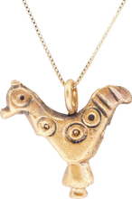 CHARMING ROMAN ROOSTER AMULET C.100-350 AD