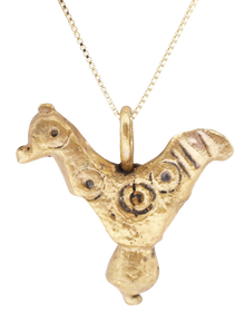 CHARMING ROMAN ROOSTER AMULET C.100-350 AD