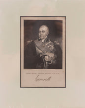 ORIGINAL ENGLISH LITHOGRAPH Edward Pellew, Viscount Exmouth, G.C.B