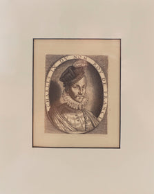 ORIGINAL ENGLISH LITHOGRAPH Charles IX King of France 1562-98