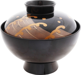 JAPANESE LACQUER BOWL OWAN