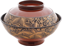 JAPANESE LACQUERED BOWL OWAN, MEIJI PERIOD, 1867-1912