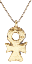RARE BYZANTINE CRUX ANSATA, 5TH-8TH CENTURY AD