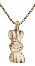ROMAN LEGIONARY’S SWORD BELT MOUNT NECKLACE, MID-LATE 4TH CENTURY AD