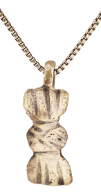 ROMAN LEGIONARY’S SWORD BELT MOUNT NECKLACE, MID-LATE 4TH CENTURY AD