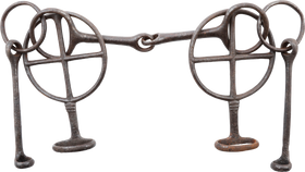 JAPANESE SAMURAI IRON HORSE BIT, EDO PERIOD