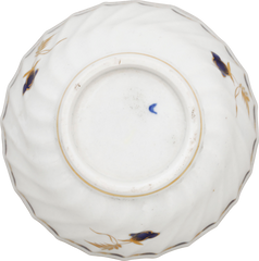 SECOND PERIOD WORCESTER TEA CUP AND SAUCER 1783-88 - Fagan Arms