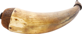 REVOLUTIONARY WAR POWDER HORN C.1770