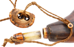 JAPANESE POWDER FLASK FOR TANEGASHIMA MATCHLOCK 17TH-18TH CENTURY - Fagan Arms