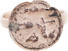 MEDIEVAL EUROPEAN RING C.600-900 AD, SIZE 6 ½