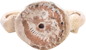 ROMAN SIGNET RING 1ST-4TH CENTURY AD, SIZE 9