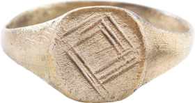 MEDIEVAL EUROPEAN RING, SIZE 8