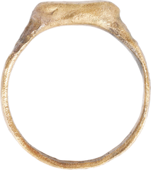 ANCIENT ROMAN/MEDIEVAL EVIL EYE RING, 4TH-8TH CENTURY AD, SIZE 7 3/4 - Fagan Arms