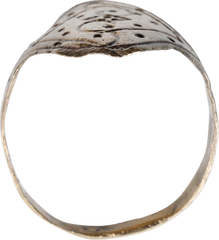 VIKING WARRIOR’S SHIELD RING 9TH-10TH CENTURY AD, SIZE 10 - Fagan Arms