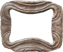 COLONIAL AMERICAN SHOE BUCKLE 18TH CENTURY
