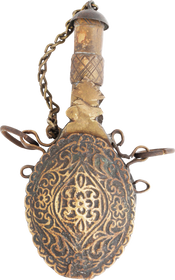 OTTOMAN POWDER FLASK, 19TH CENTURY