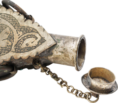 OTTOMAN POWDER FLASK, 19TH CENTURY - Fagan Arms