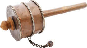 TIBETAN PRAYER WHEEL, 17TH-19TH CENTURY