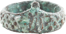 CRUSADERS PERIOD ARCHER’S THUMB RING, 1100-1300AD, SIZE 12