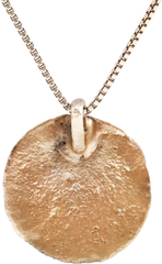 MEDIEVAL CHRISTIAN WHEEL OF FORTUNE AMULET NECKLACE, 6TH-10TH CENTURY AD - Fagan Arms