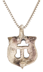 MEDIEVAL HERALDIC PENDANT NECKLACE C.1450-1600 - Fagan Arms