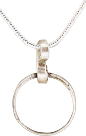 VIKING BEARD RING NECKLACE, 9th-11th CENTURY AD