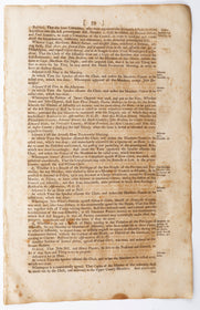 ACTUAL PAGE PRINTED BY BENJAMIN FRANKLIN IN 1752