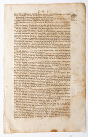 ACTUAL PAGE PRINTED BY BENJAMIN FRANKLIN IN 1752