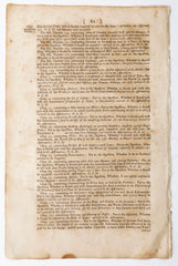 ACTUAL PAGE PRINTED BY BENJAMIN FRANKLIN IN 1752 - Fagan Arms