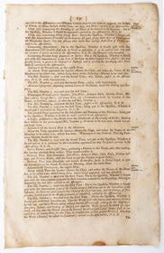 ACTUAL PAGE PRINTED BY BENJAMIN FRANKLIN IN 1752