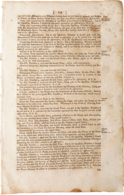 ACTUAL PAGE PRINTED BY BENJAMIN FRANKLIN IN 1752
