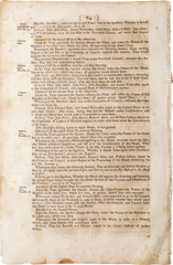 ACTUAL PAGE PRINTED BY BENJAMIN FRANKLIN IN 1752 - Fagan Arms