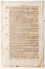 ACTUAL PAGE PRINTED BY BENJAMIN FRANKLIN IN 1752 - Fagan Arms