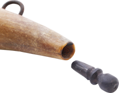 REVOLUTIONARY WAR RIFLE HORN, C.1770 - Fagan Arms