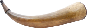 REVOLUTIONARY WAR POWDER HORN C.1770