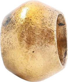 VIKING GILT BRONZE BEAD, 866-1067 AD