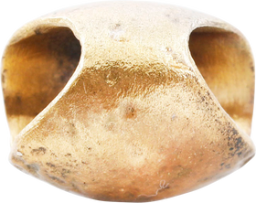 VIKING GILT BRONZE BEAD, 866-1067 AD