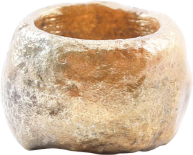 VIKING GILT BRONZE BEAD, 866-1067 AD