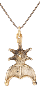 FINE VIKING LUNAR PENDANT NECKLACE, 10TH-11TH CENTURY AD