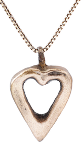 ANCIENT VIKING HEART PENDANT NECKLACE, 866-1067 AD