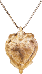 VIKING HEART PENDANT NECKLACE, C.950-1050 AD