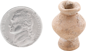 EGYPTIAN MINIATURE FUNERARY VESSEL C.30BC-4TH CENTURY AD