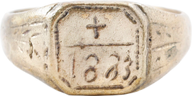 AUSTRO-HUNGARIAN SOLDIER’S RING, C.1880-90, SIZE 11 ¾