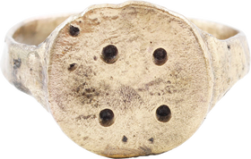 ANGLO SAXON RING, 7TH-10TH CENTURY AD, SIZE 10 ¾