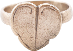 ENGLISH SWEETHEART RING 17TH-18TH CENTURY, SIZE 7