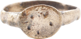 ROMAN/BYZANTINE RING, C.300-600 AD, SIZE 8