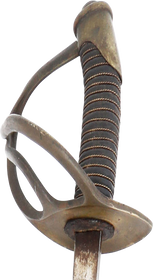 AMERICAN MILITIA CAVALRY OFFICERS SWORD, 1870’S-80’S