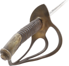 AMERICAN MILITIA CAVALRY OFFICERS SWORD, 1870’S-80’S - Fagan Arms