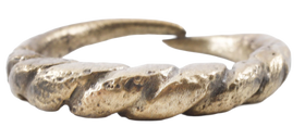 VIKING WARRIOR’S ROPED OR TWIST RING, C.866-1067 AD, SIZE 10 ¾