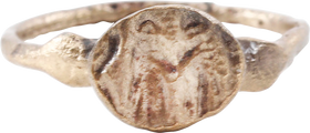 ROMAN EAGLE RING 100-350 AD, SIZE 9